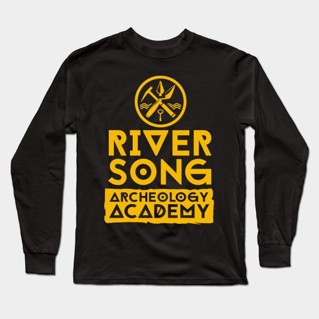 River Song Archeology Long Sleeve T-Shirt by MindsparkCreative